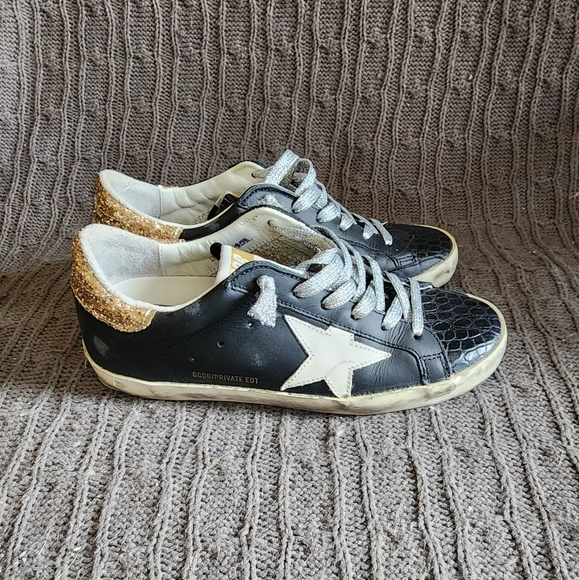 Gooden Goose, size 37, black and gold - Picture 2 of 3